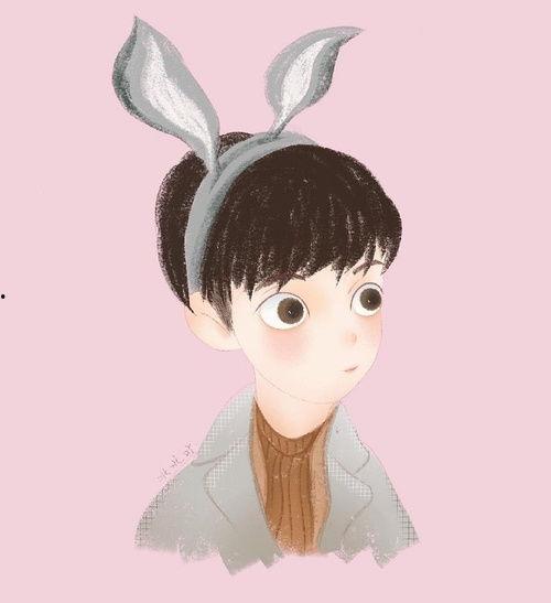 自由吃瓜头像插画,插画中的生活哲学