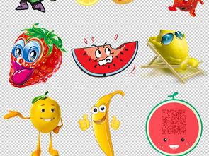 吃瓜送瓜表情包可爱图片